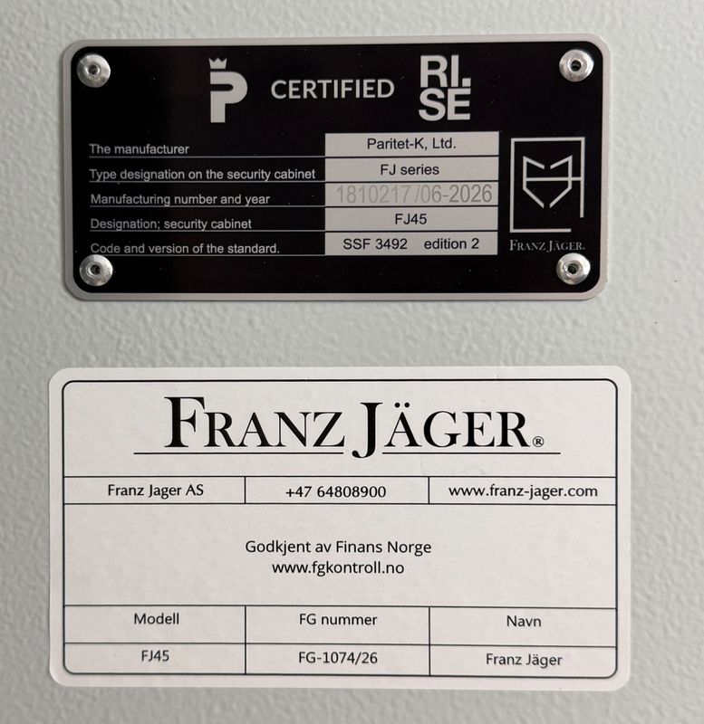 Franz Jäger Sikkerhetsskap Mini Key Fighter 2026